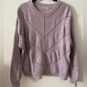 Marine Layer Ramona Crewneck sweater, Lilac
